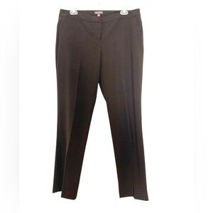 Vince Camuto Classic Dress Pants Straight Leg Brown Size 8